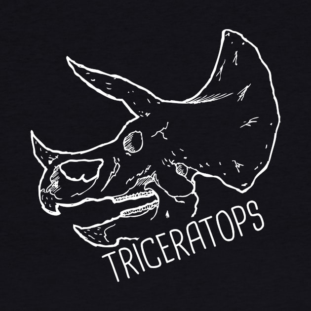 Triceratops Dinosaur Bones Skull by MeatMan